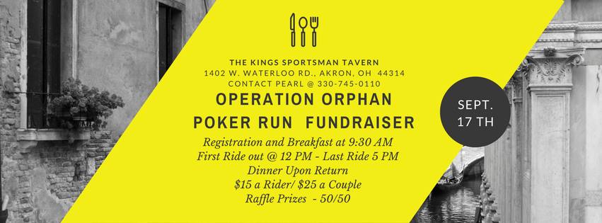 OOWL Poker Run on Sept 12, 2017